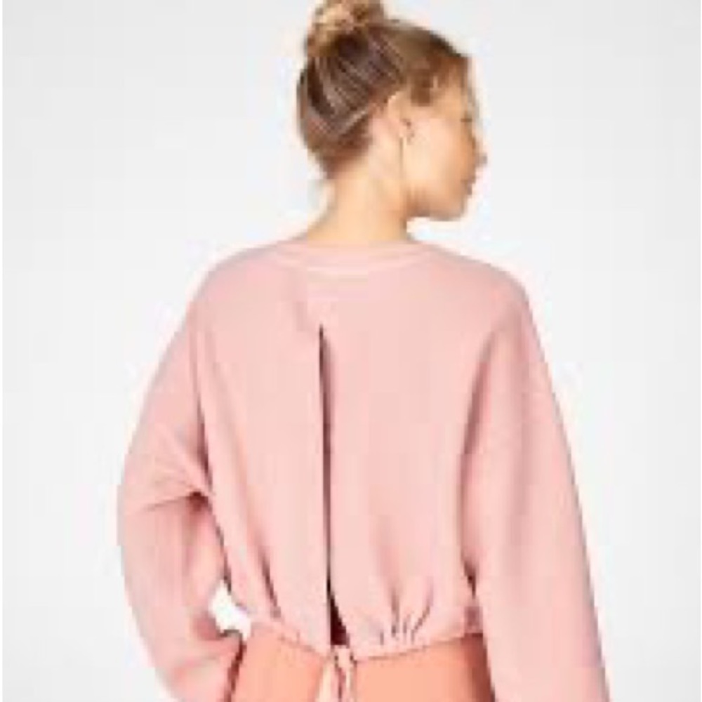 Fabletics Waffle Material Tie-Back Pullover - image 1